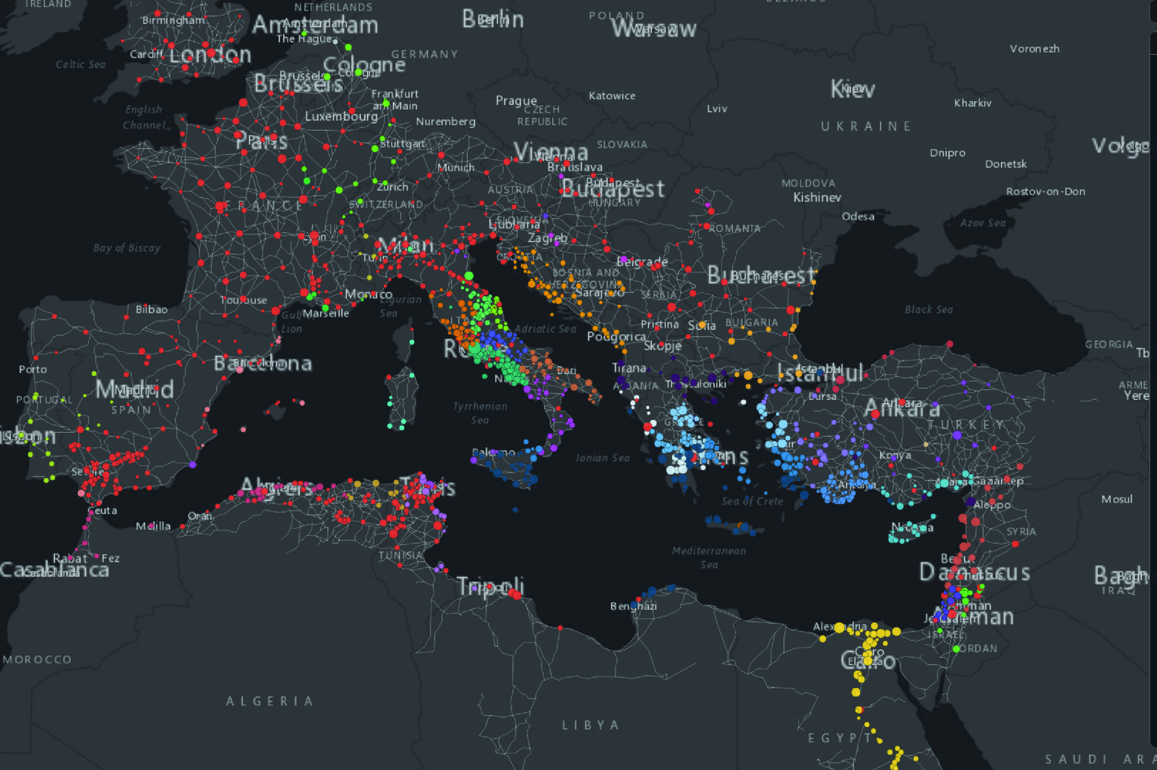 Do all the roads lead to Rome?